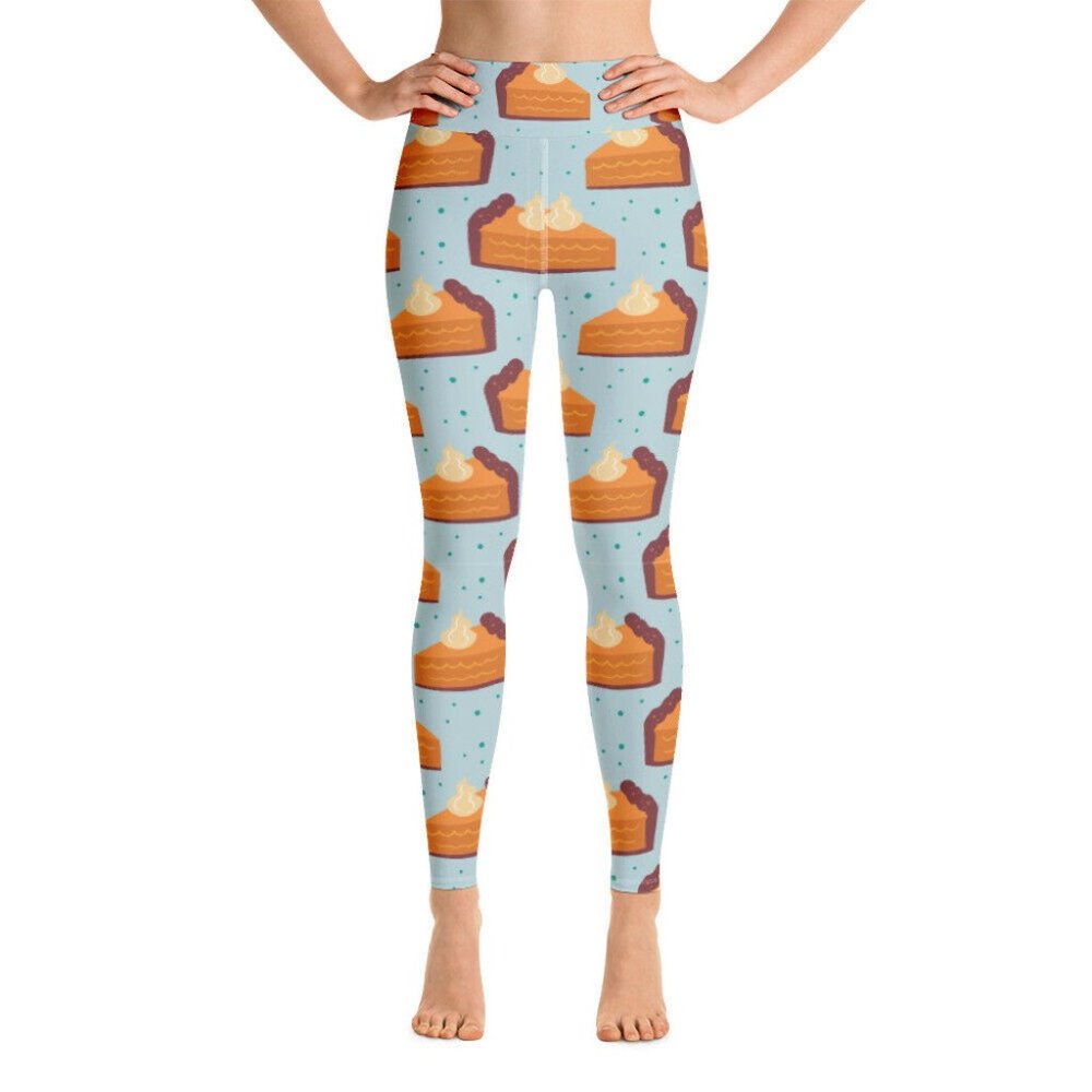 Pumpkin Pie Fall Thanksgiving Blue Orange Yoga